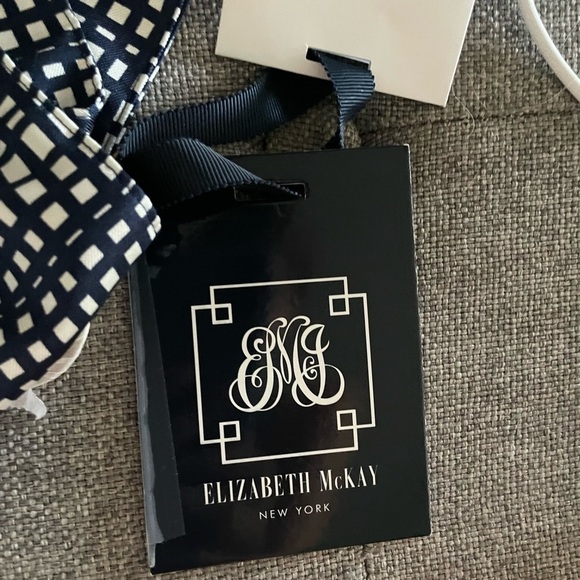 Elizabeth McKay Scotland Silk Wrap Dress Blue Check - Picture 11 of 12